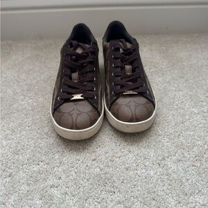 Brown and Cream Sneakers